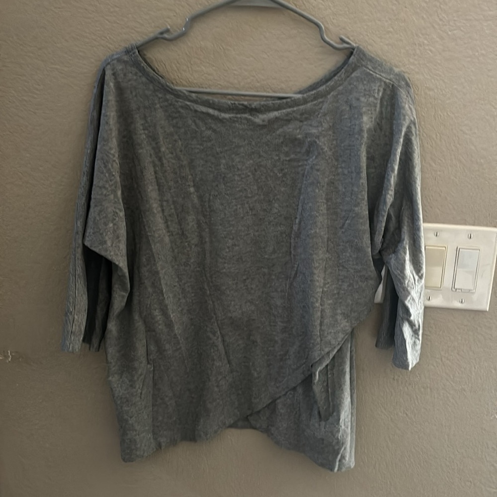 Organic Pima Drape-Back Top - Picture 2 of 6